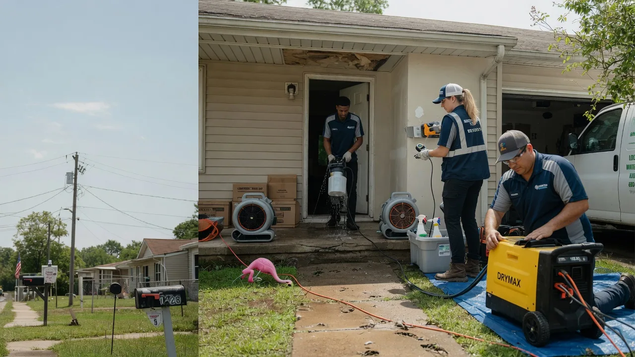 Storm Damage Water Removal in Prescott, IA near me